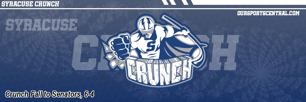 Crunch Fall to Senators, 6-4