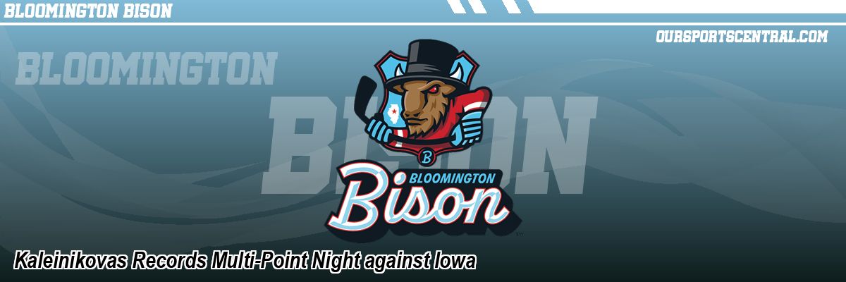 Kaleinikovas Records Multi-Point Night against Iowa