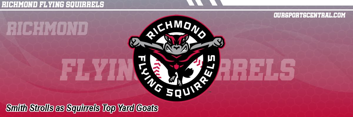 Smith Strolls as Squirrels Top Yard Goats
