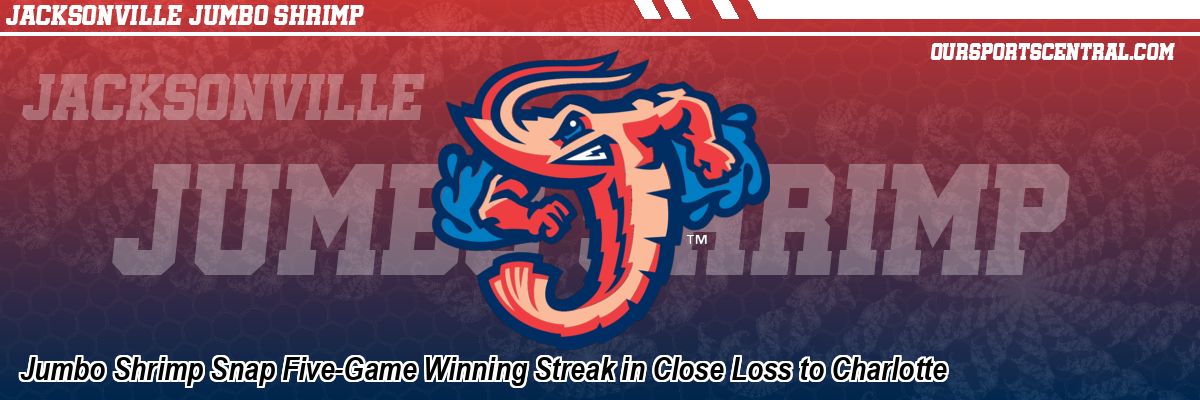 Jumbo Shrimp Snap Five-Game Winning Streak in Close Loss to Charlotte