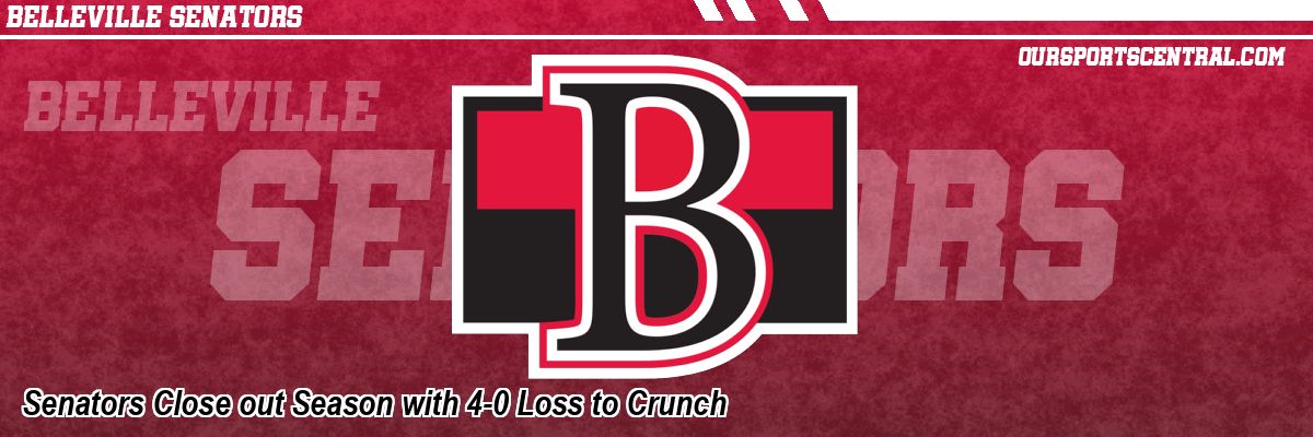 Senators Close out Season with 4-0 Loss to Crunch