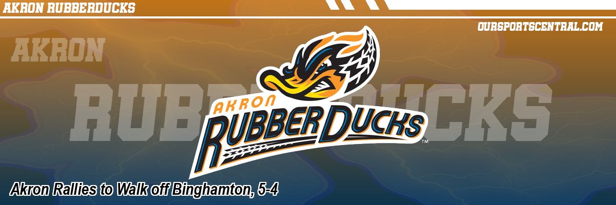 Akron Rallies to Walk off Binghamton, 5-4