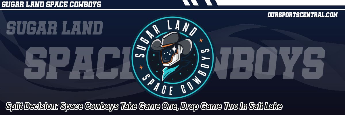 Split Decision: Space Cowboys Take Game One, Drop Game Two in Salt Lake