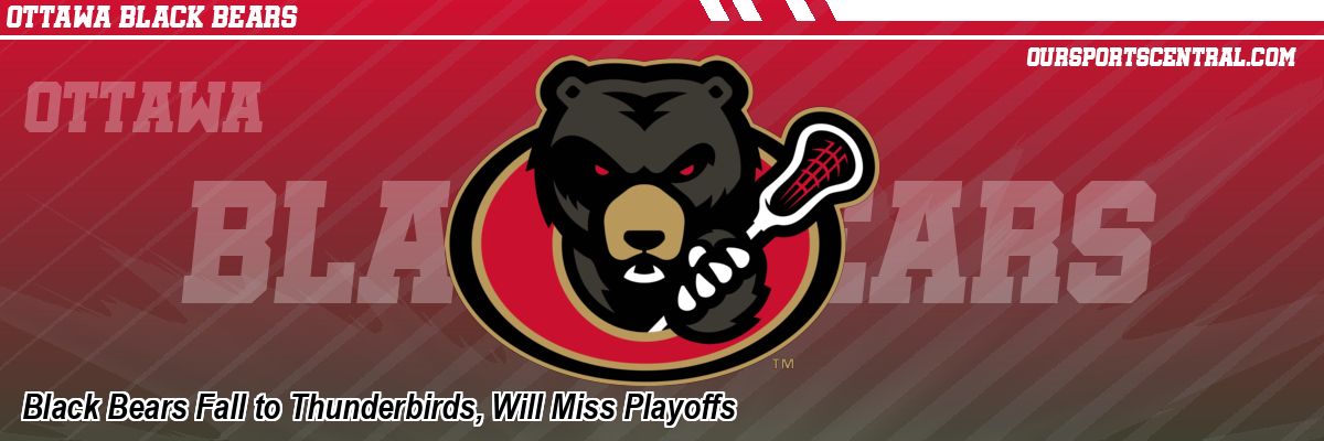 Black Bears Fall to Thunderbirds, Will Miss Playoffs