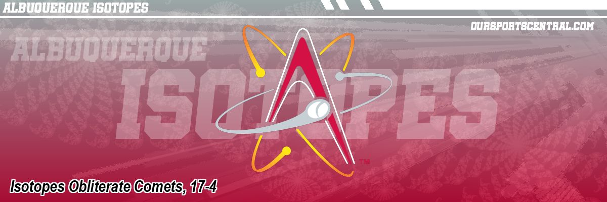 Isotopes Obliterate Comets, 17-4