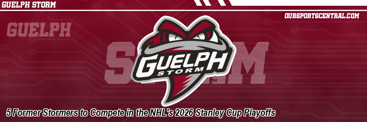 5 Former Stormers to Compete in the NHL's 2026 Stanley Cup Playoffs