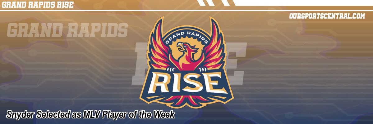 Snyder Selected as MLV Player of the Week