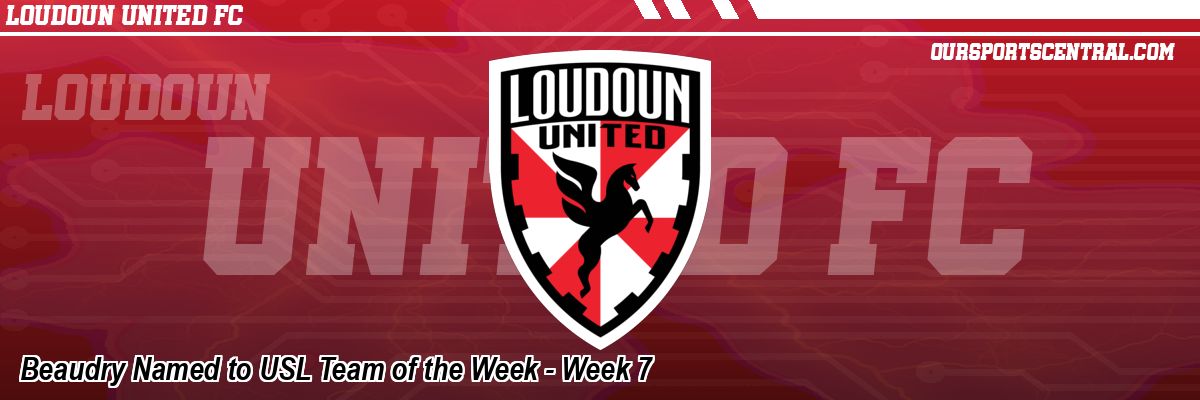 Beaudry Named to USL Team of the Week - Week 7