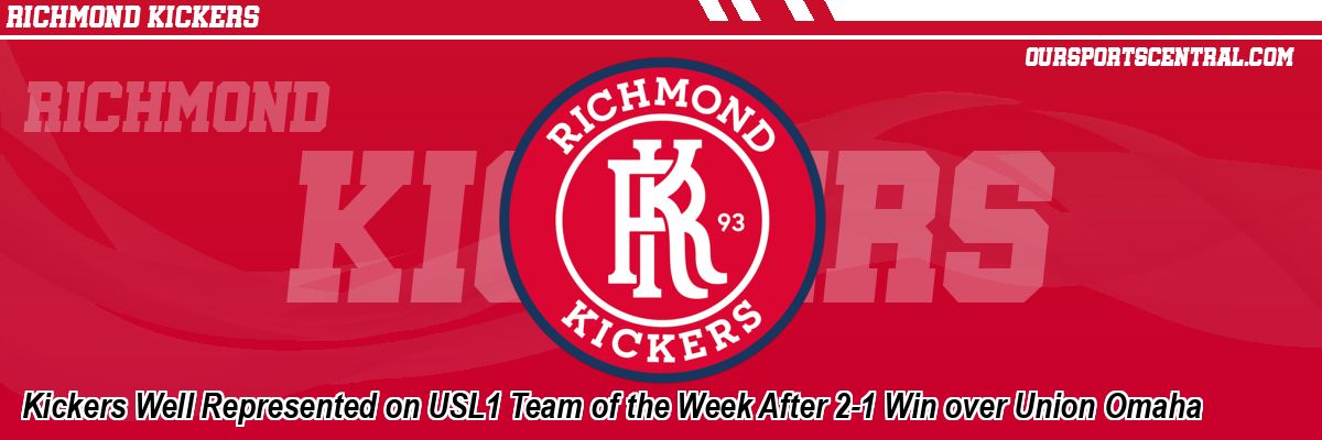 Kickers Well Represented on USL1 Team of the Week After 2-1 Win over Union Omaha