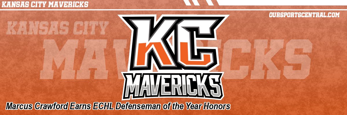 Marcus Crawford Earns ECHL Defenseman of the Year Honors