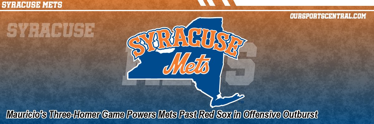 Mauricio's Three-Homer Game Powers Mets Past Red Sox in Offensive Outburst