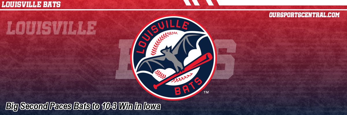 Big Second Paces Bats to 10-3 Win in Iowa
