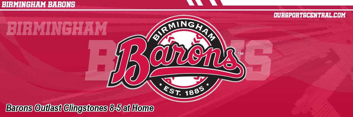 Barons Outlast Clingstones 8-5 at Home