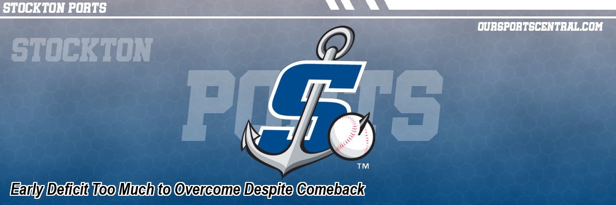Early Deficit Too Much to Overcome Despite Comeback