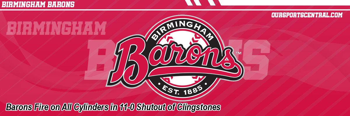 Barons Fire on All Cylinders in 11-0 Shutout of Clingstones