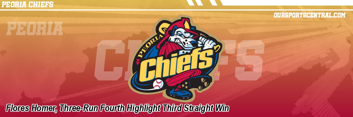 Flores Homer, Three-Run Fourth Highlight Third Straight Win