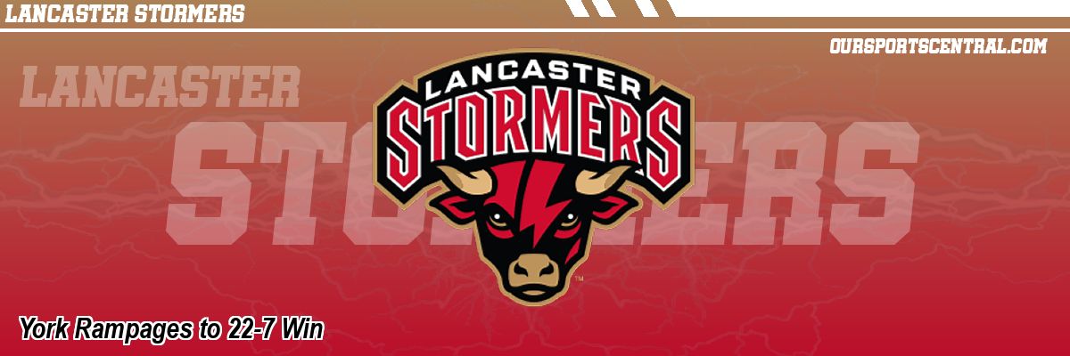 York Rampages to 22-7 Win