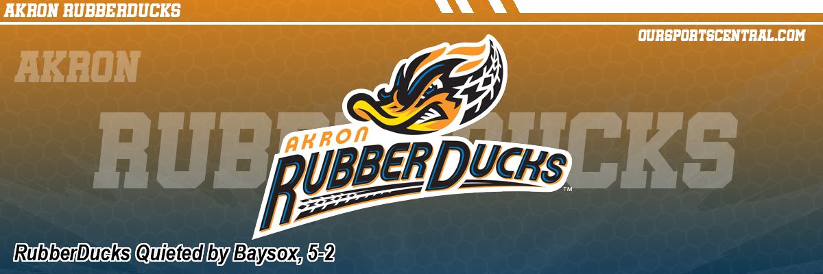 RubberDucks Quieted by Baysox, 5-2
