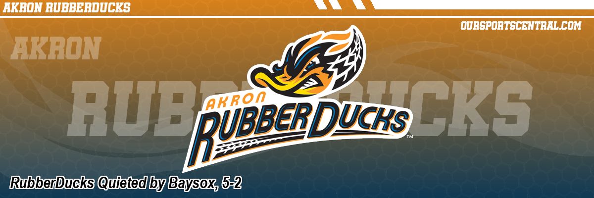 RubberDucks Quieted by Baysox, 5-2