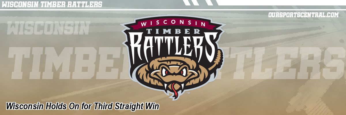 Wisconsin Holds On for Third Straight Win