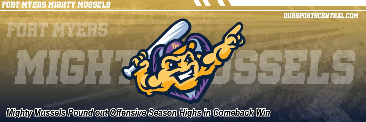Mighty Mussels Pound out Offensive Season Highs in Comeback Win
