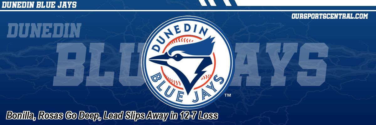 Bonilla, Rosas Go Deep, Lead Slips Away in 12-7 Loss