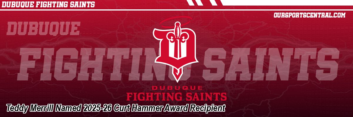 Teddy Merrill Named 2025-26 Curt Hammer Award Recipient