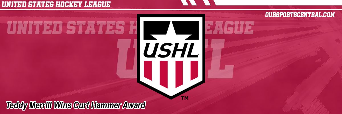 Teddy Merrill Wins Curt Hammer Award