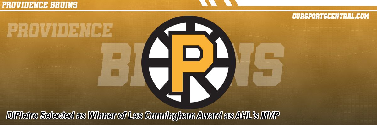DiPietro Selected as Winner of Les Cunningham Award as AHL's MVP