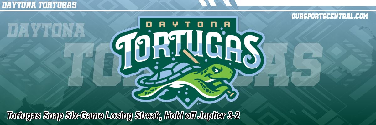Tortugas Snap Six-Game Losing Streak, Hold off Jupiter 3-2