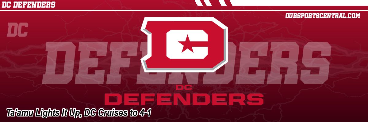 Ta'amu Lights It Up, DC Cruises to 4-1