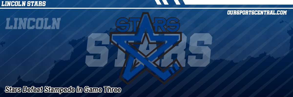 Stars Defeat Stampede in Game Three