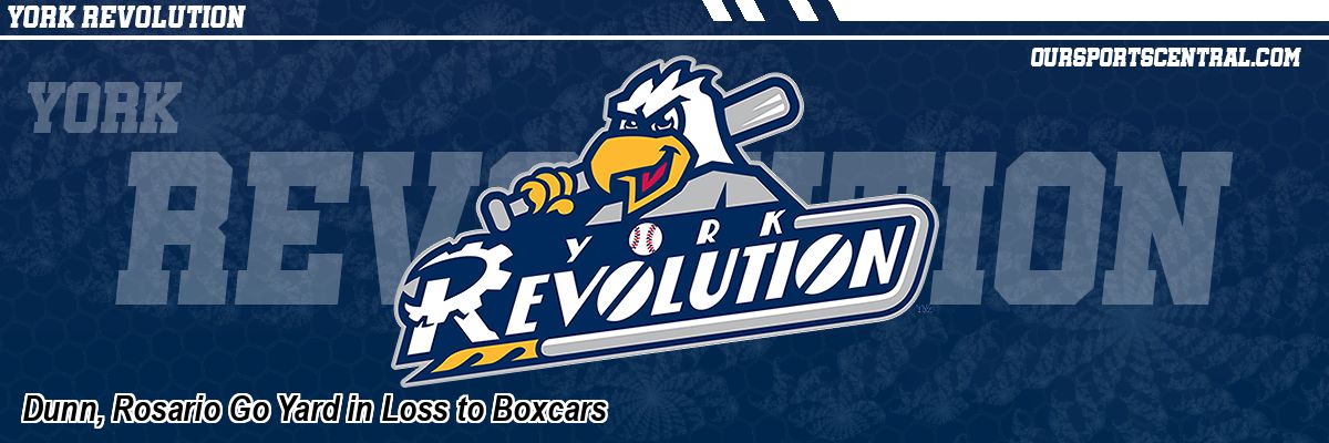 Dunn, Rosario Go Yard in Loss to Boxcars