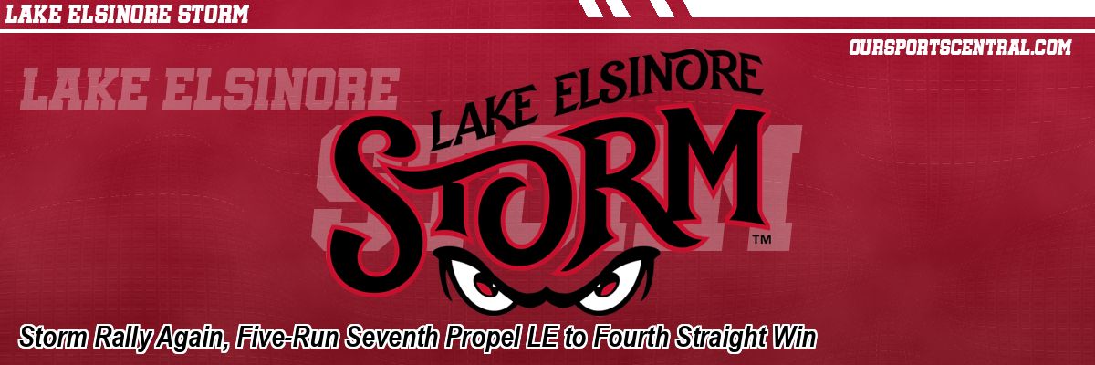Storm Rally Again, Five-Run Seventh Propel LE to Fourth Straight Win