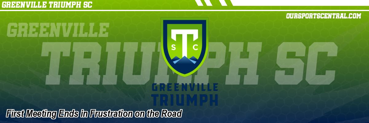 First Meeting Ends in Frustration on the Road