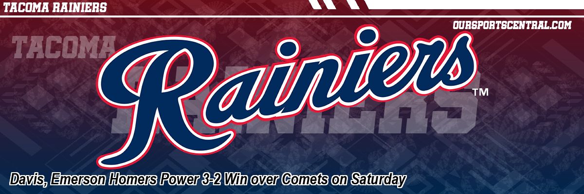 Davis, Emerson Homers Power 3-2 Win over Comets on Saturday