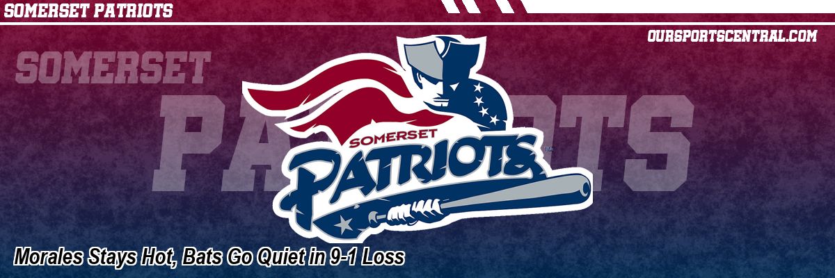 Morales Stays Hot, Bats Go Quiet in 9-1 Loss