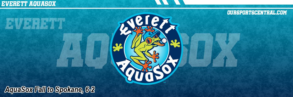 AquaSox Fall to Spokane, 6-2