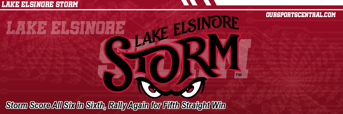 Storm Score All Six in Sixth, Rally Again for Fifth Straight Win