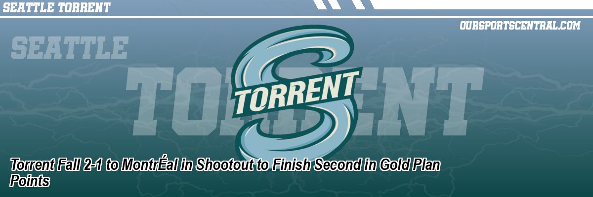 Torrent Fall 2-1 to MontrÉal in Shootout to Finish Second in Gold Plan Points