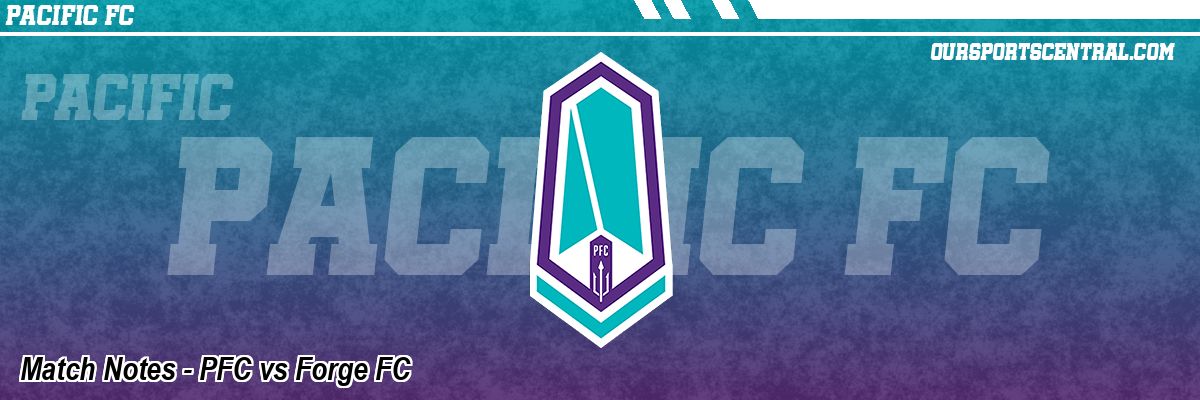 Match Notes - PFC vs Forge FC