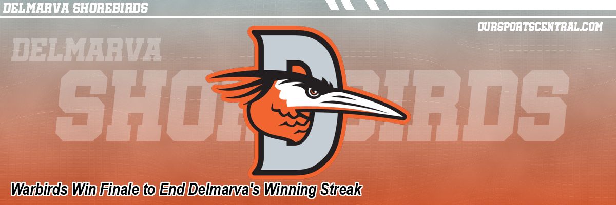 Warbirds Win Finale to End Delmarva's Winning Streak