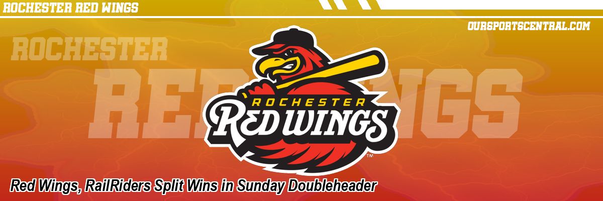 Red Wings, RailRiders Split Wins in Sunday Doubleheader