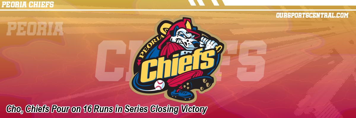 Cho, Chiefs Pour on 16 Runs in Series Closing Victory