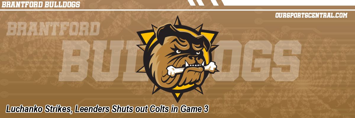 Luchanko Strikes, Leenders Shuts out Colts in Game 3
