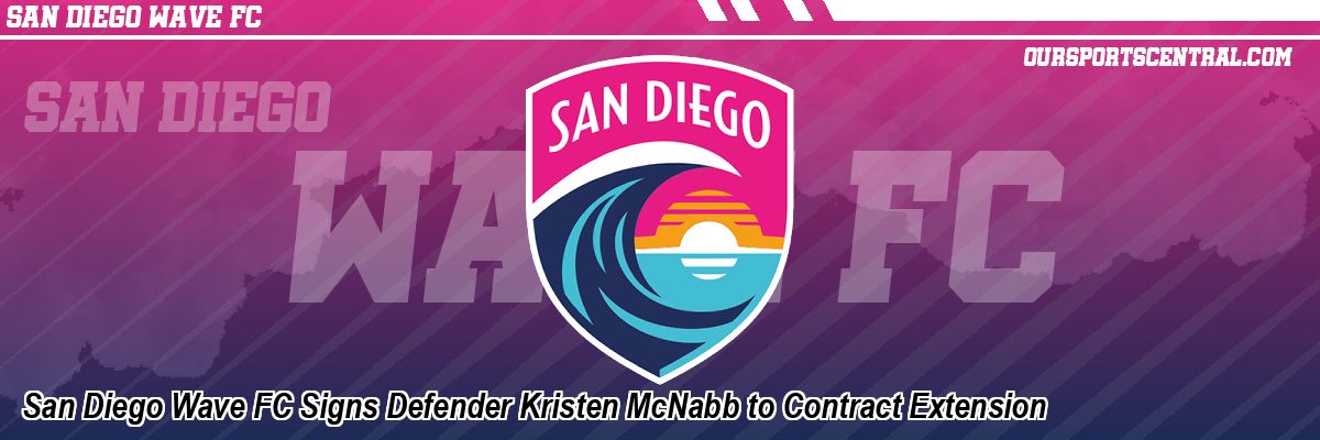 San Diego Wave FC Signs Defender Kristen McNabb to Contract Extension