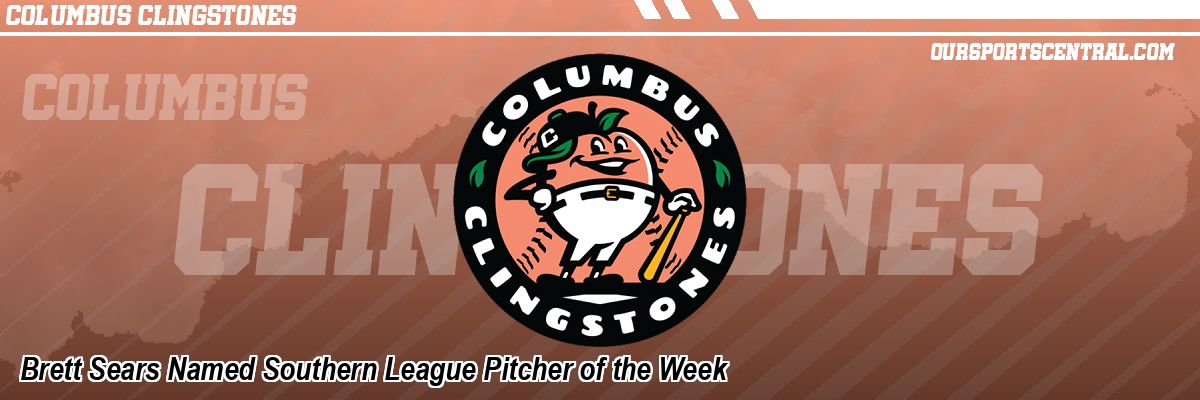 Brett Sears Named Southern League Pitcher of the Week