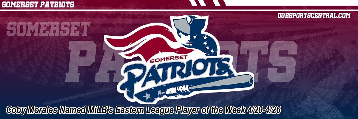 Coby Morales Named MiLB's Eastern League Player of the Week 4/20-4/26