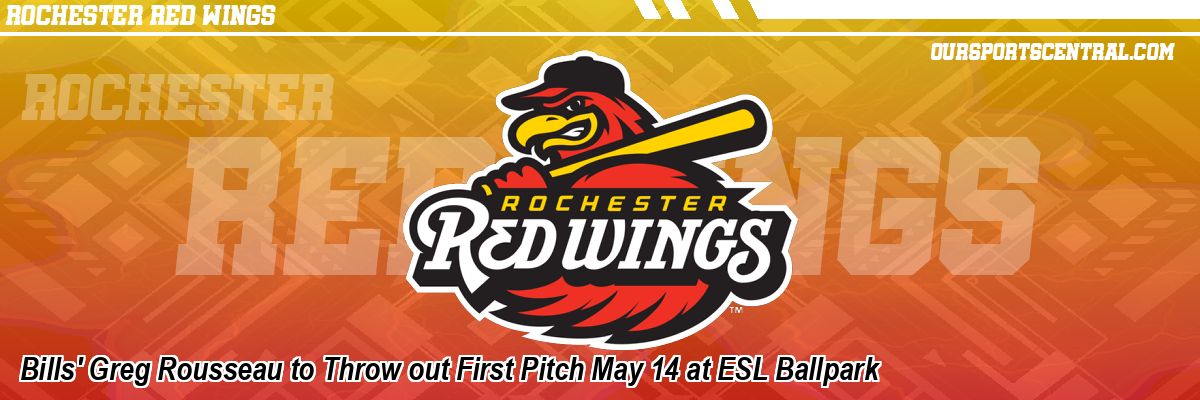 Bills' Greg Rousseau to Throw out First Pitch May 14 at ESL Ballpark
