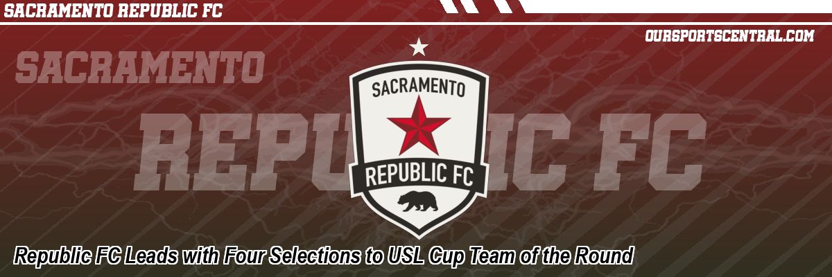 Republic FC Leads with Four Selections to USL Cup Team of the Round